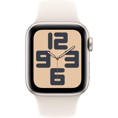 Apple Watch SE (GPS) - 2nd generation - 40 mm - starlight aluminum - smart watch with sport band - band size: M/L