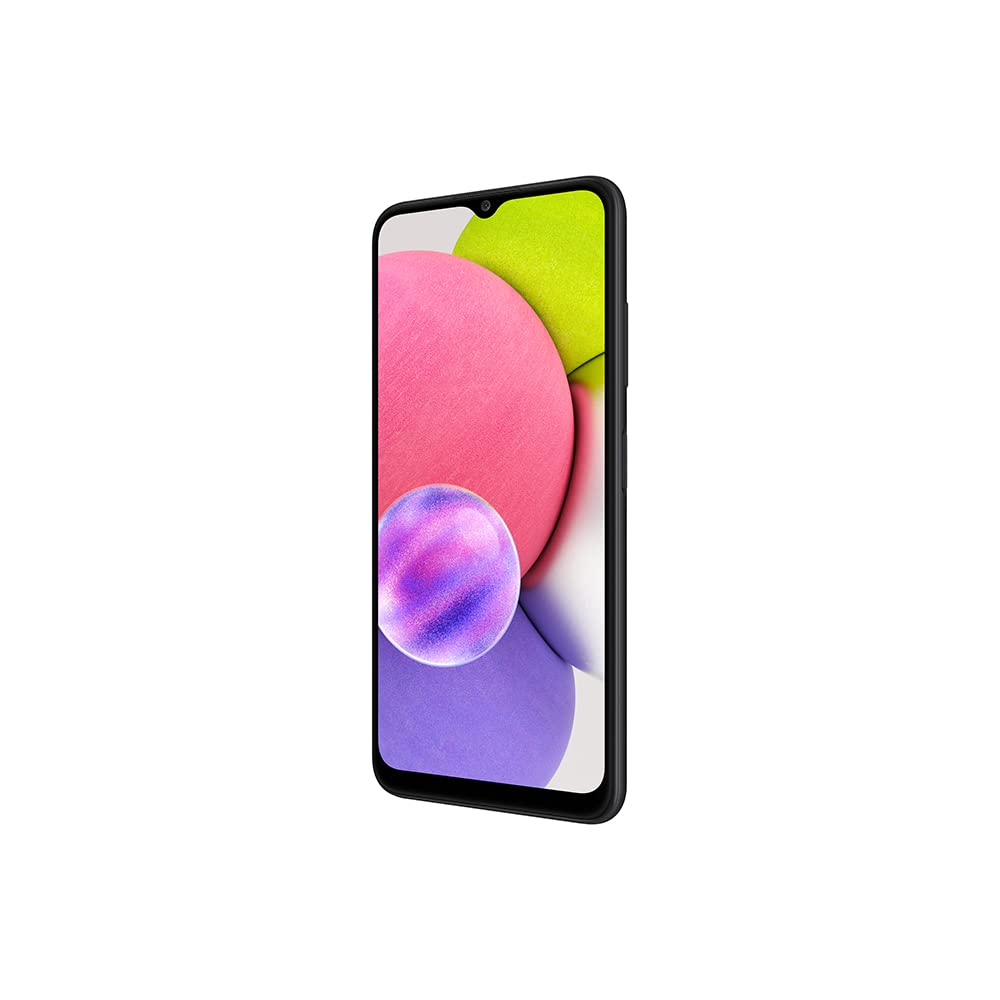 Samsung Galaxy A03s Black 32GB - 6.5" HD+ Display, 13P+2MP+2MP Triple Rear Camera, Long Lasting 5000mAh Battery, 4G LTE CAD Version - Open Box