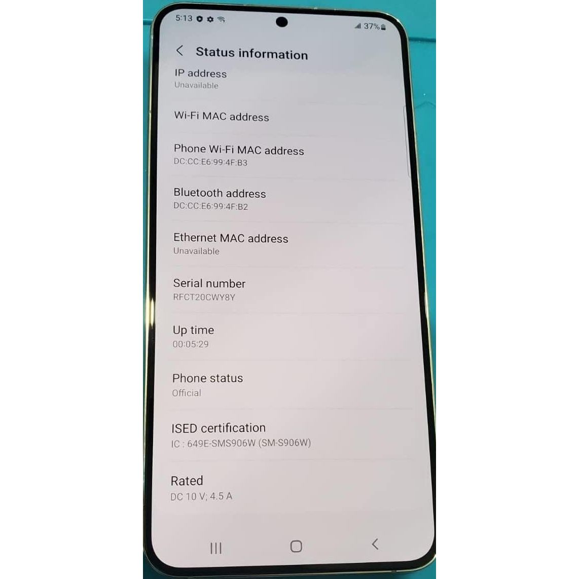 Samsung Galaxy S22+ Plus 5G (256GB, 8GB) 6.6" AMOLED 2X, 120Hz Display, 50MP Camera, Unlocked (with 45W Super Fast Charge) - Black (Open Box)