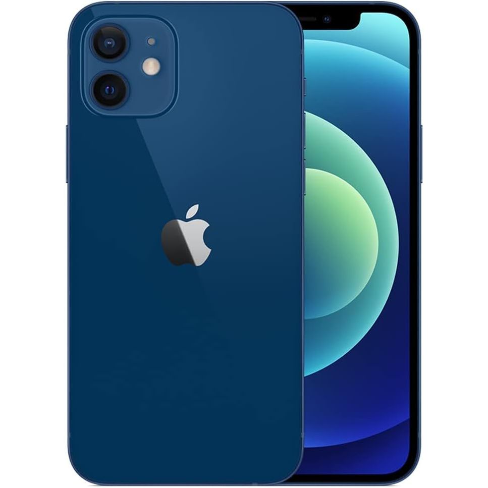 Apple iPhone 12, 64GB Unlocked, Blue, Open Box – Plan Mobile