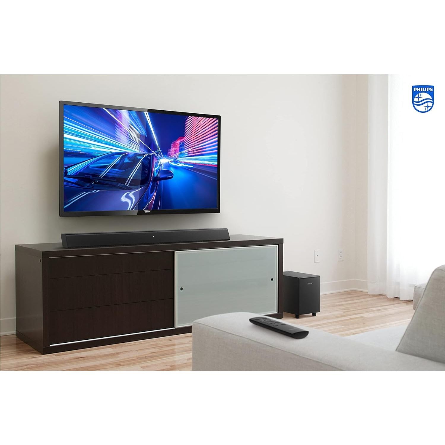 Plan Mobile Philips TAB5306/37 B5306 2.1 Soundbar with Wireless Subwoofer, My Store 