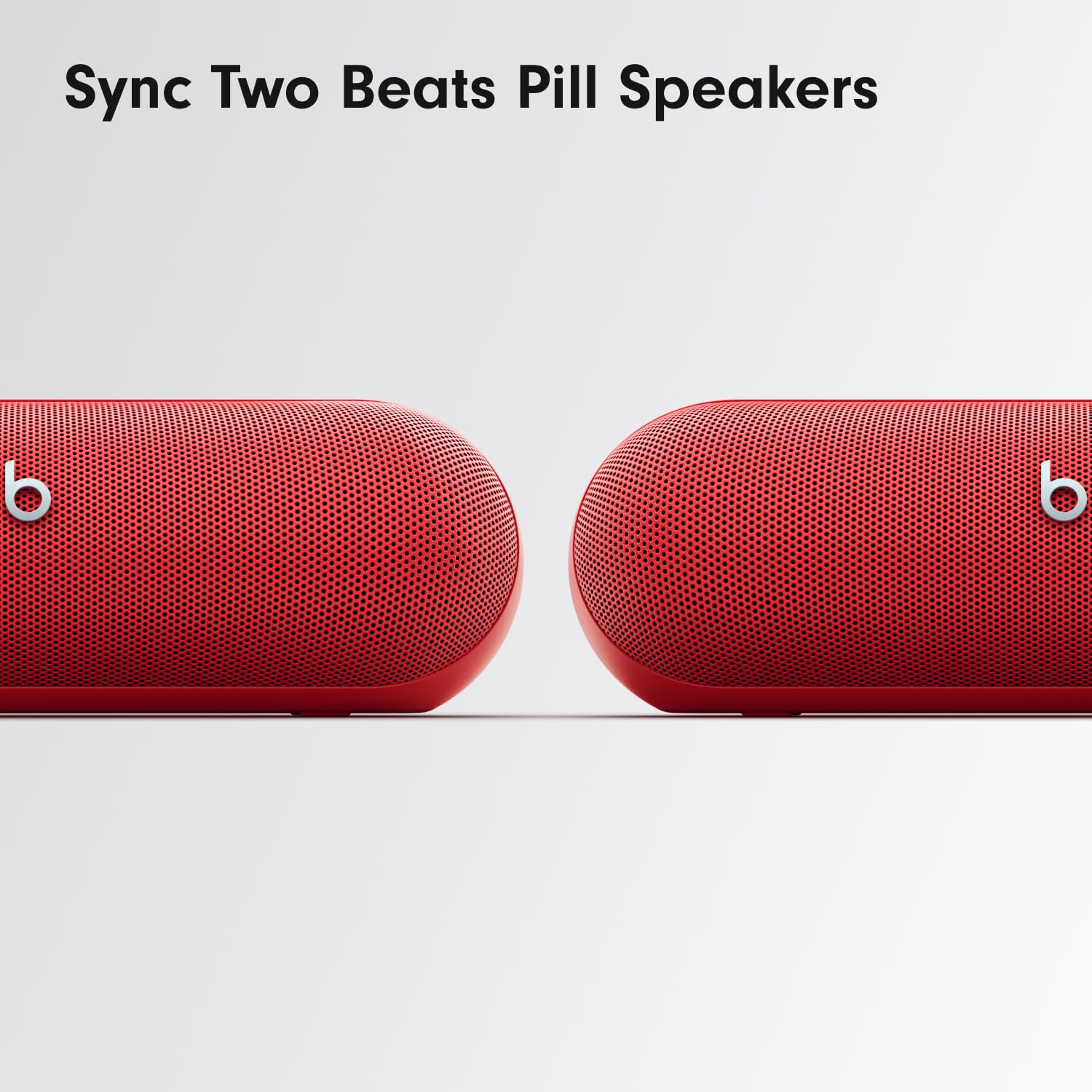 Beats Pill - Wireless Bluetooth Speaker and Portable Charger via USB-C - Up to 24 Hours Battery Life, IP67 Water Resistant, Apple & Android Compatible, Built-in Microphone – Statement Red (New)