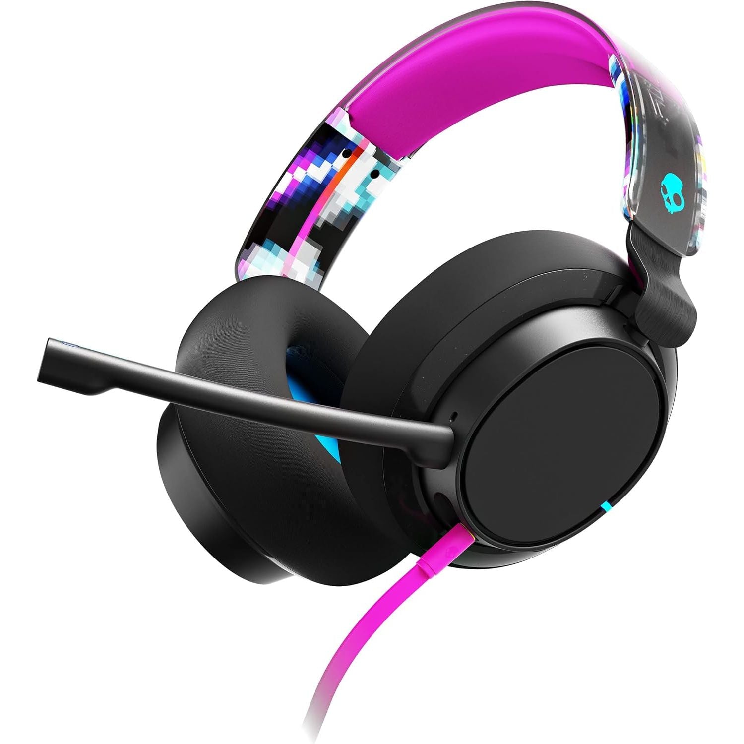 Skullcandy SLYR Pro Multi-Platform Wired Gaming Headset, Removable Mic, Lightweight Design, Ultra-Soft Memory Foam Ear Cushions, Mute and Volume Controls, PC, Xbox, PlayStation - Black Digi-Hype - Open Box