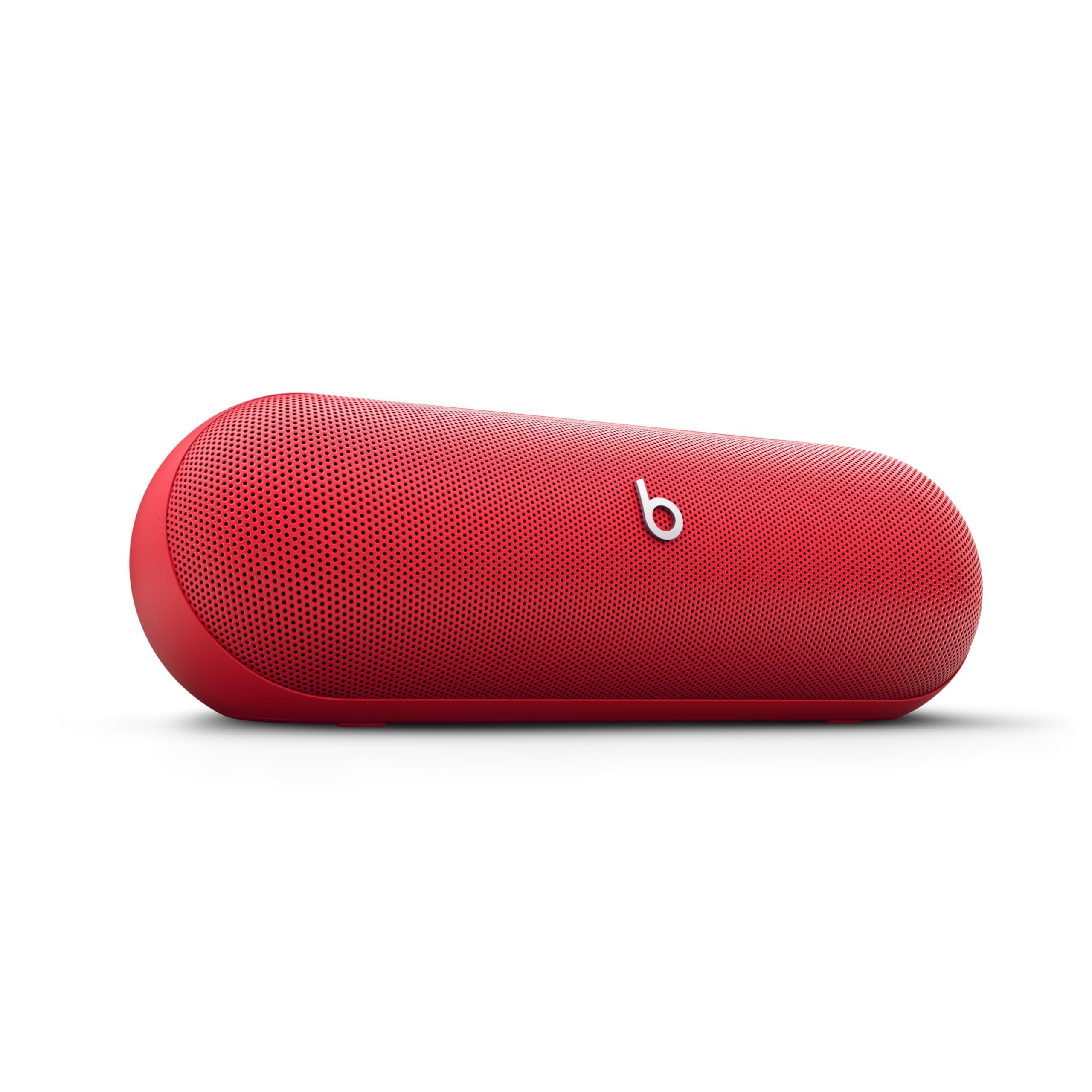 Beats Pill - Wireless Bluetooth Speaker and Portable Charger via USB-C - Up to 24 Hours Battery Life, IP67 Water Resistant, Apple & Android Compatible, Built-in Microphone – Statement Red (New)
