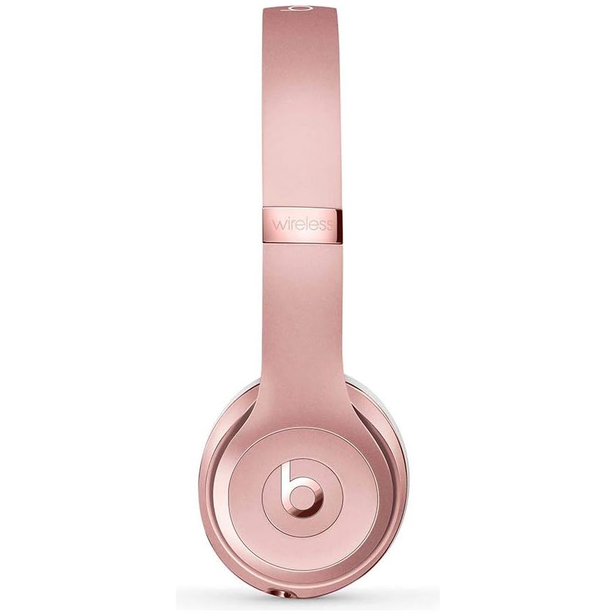 Beats Solo3 Wireless On-Ear Headphones - Apple W1 Headphone Chip, Class 1 Bluetooth, 40 Hours of Listening Time, Built-in Microphone - Rose Gold - Brand New