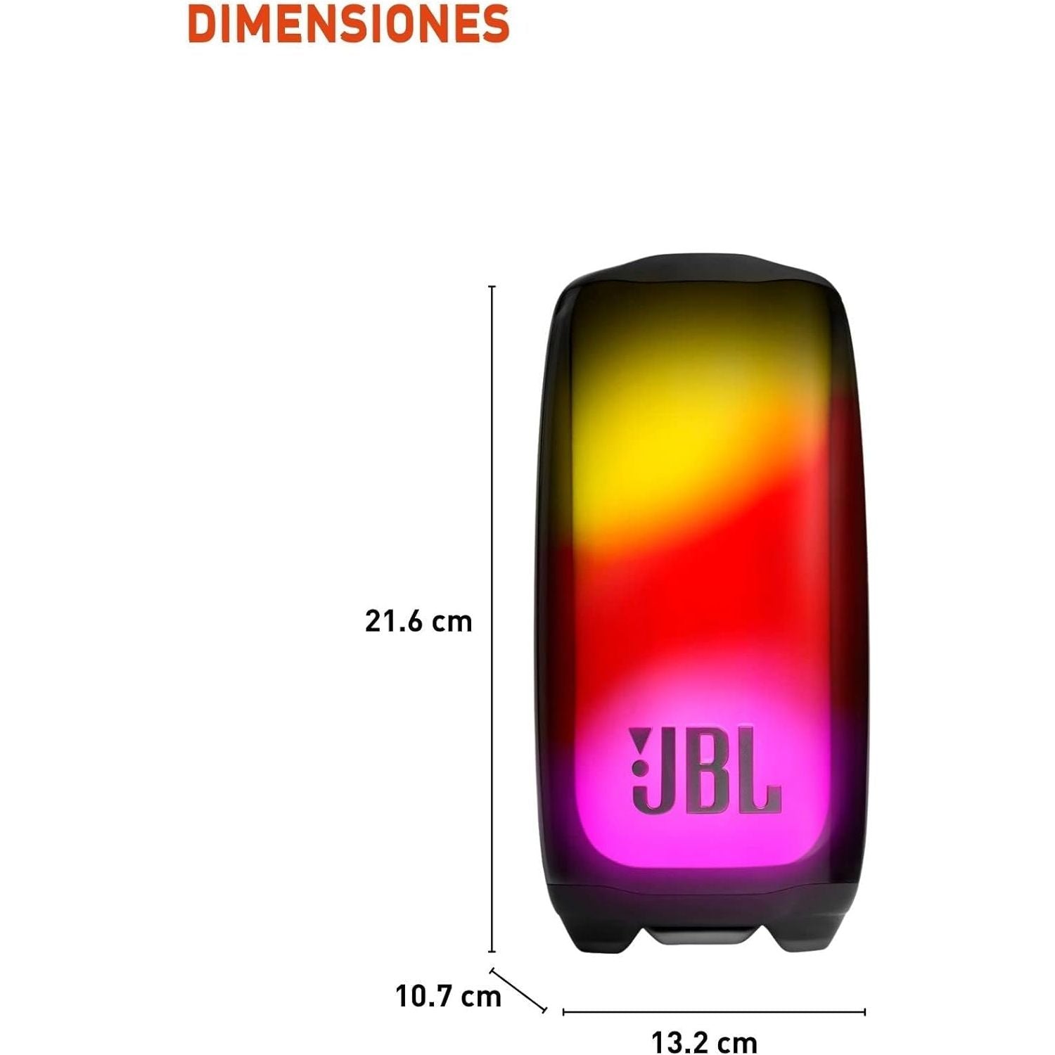 JBL Pulse 5 - Portable Bluetooth Speaker with Dazzling Lights and JBL Original Pro Sound , Black - Open Box